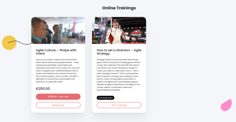 Online trainings now live!